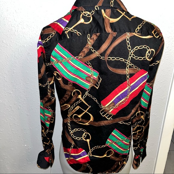 Ralph Lauren Button Up Blouse Vintage - Picture 6 of 9
